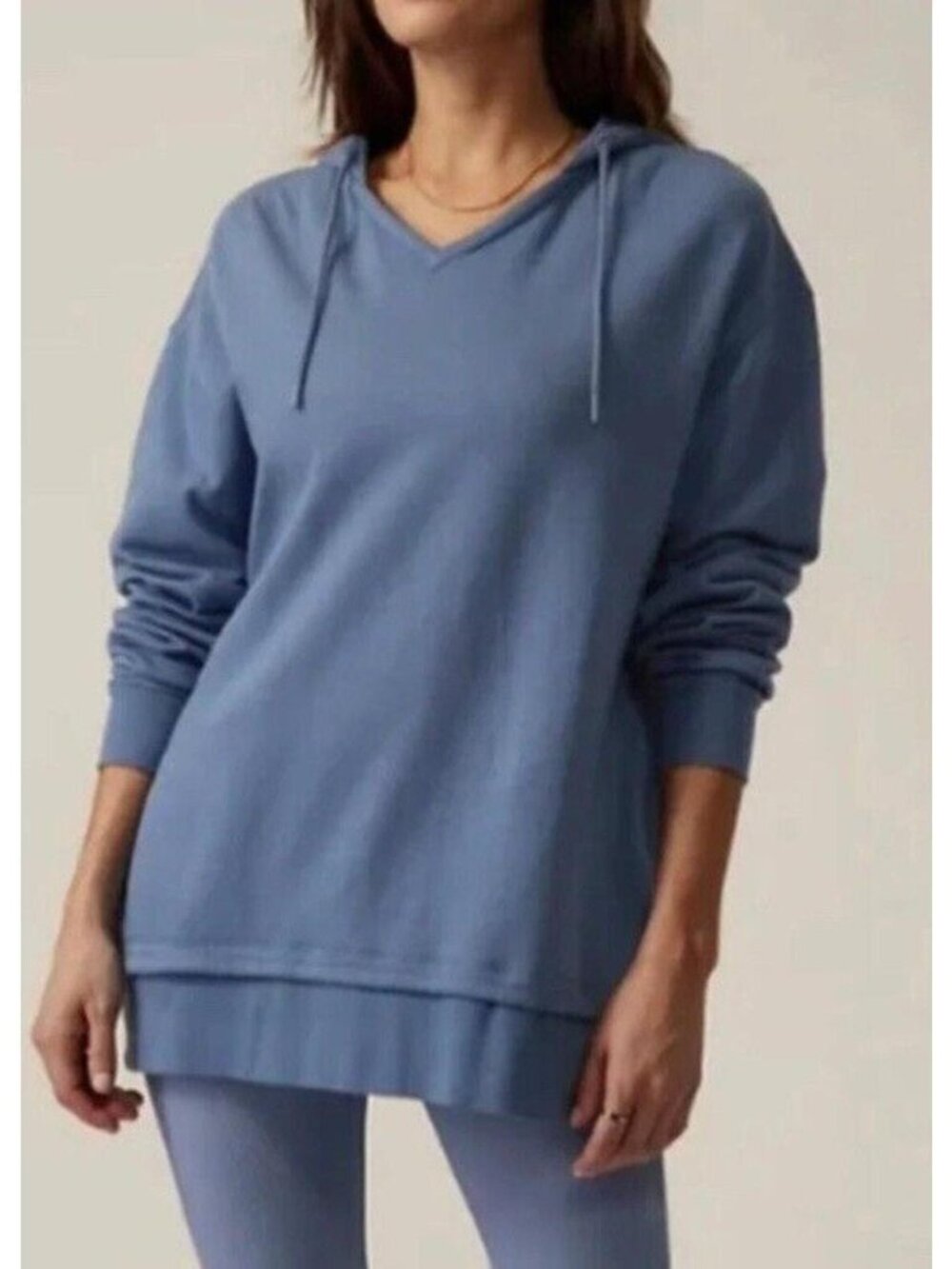 Athleta Sundown Alliance Hoodie Cottage Blue S